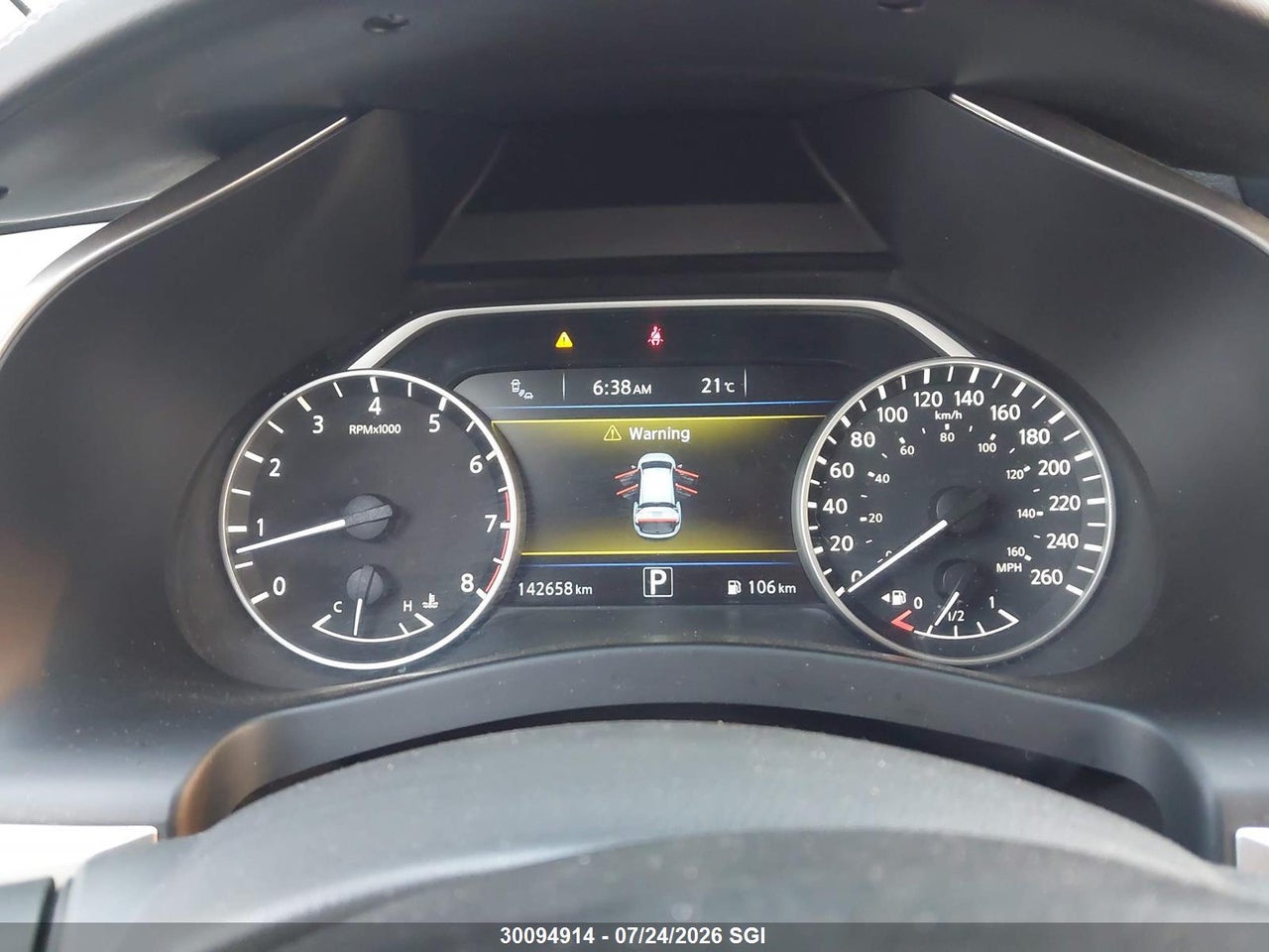 2016 NISSAN MURANO PLATINUM/SL/SV thumbnail 8