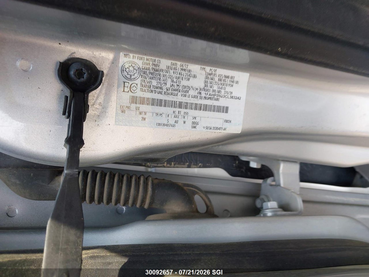 2012 FORD FOCUS TITANIUM thumbnail 10
