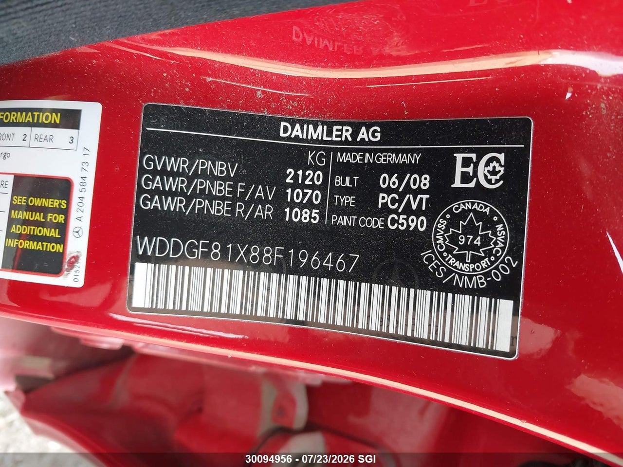 2008 MERCEDES BENZ C 300 4MATIC thumbnail 10