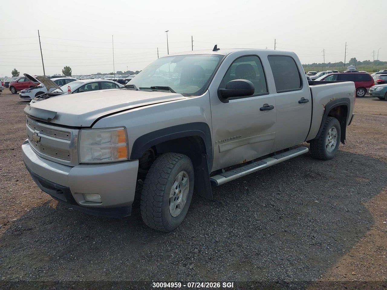 2007 CHEVROLET SILVERADO K1500 CREW CAB thumbnail 3