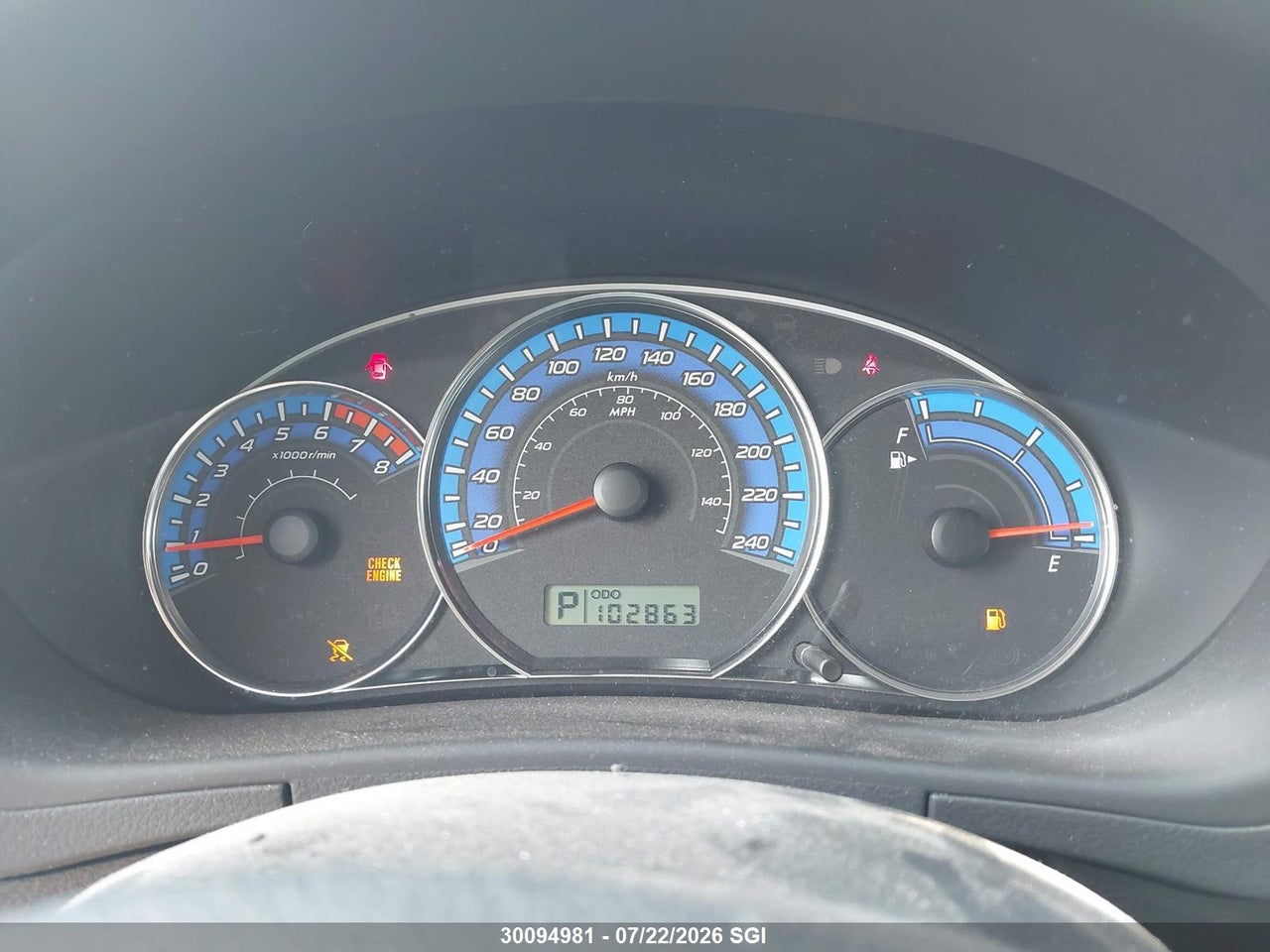 2009 SUBARU FORESTER 2.5X PREMIUM thumbnail 8