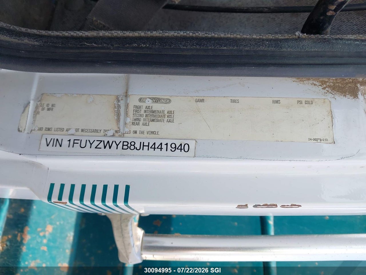 1988 FREIGHTLINER CONVENTIONAL FLC112 thumbnail 10