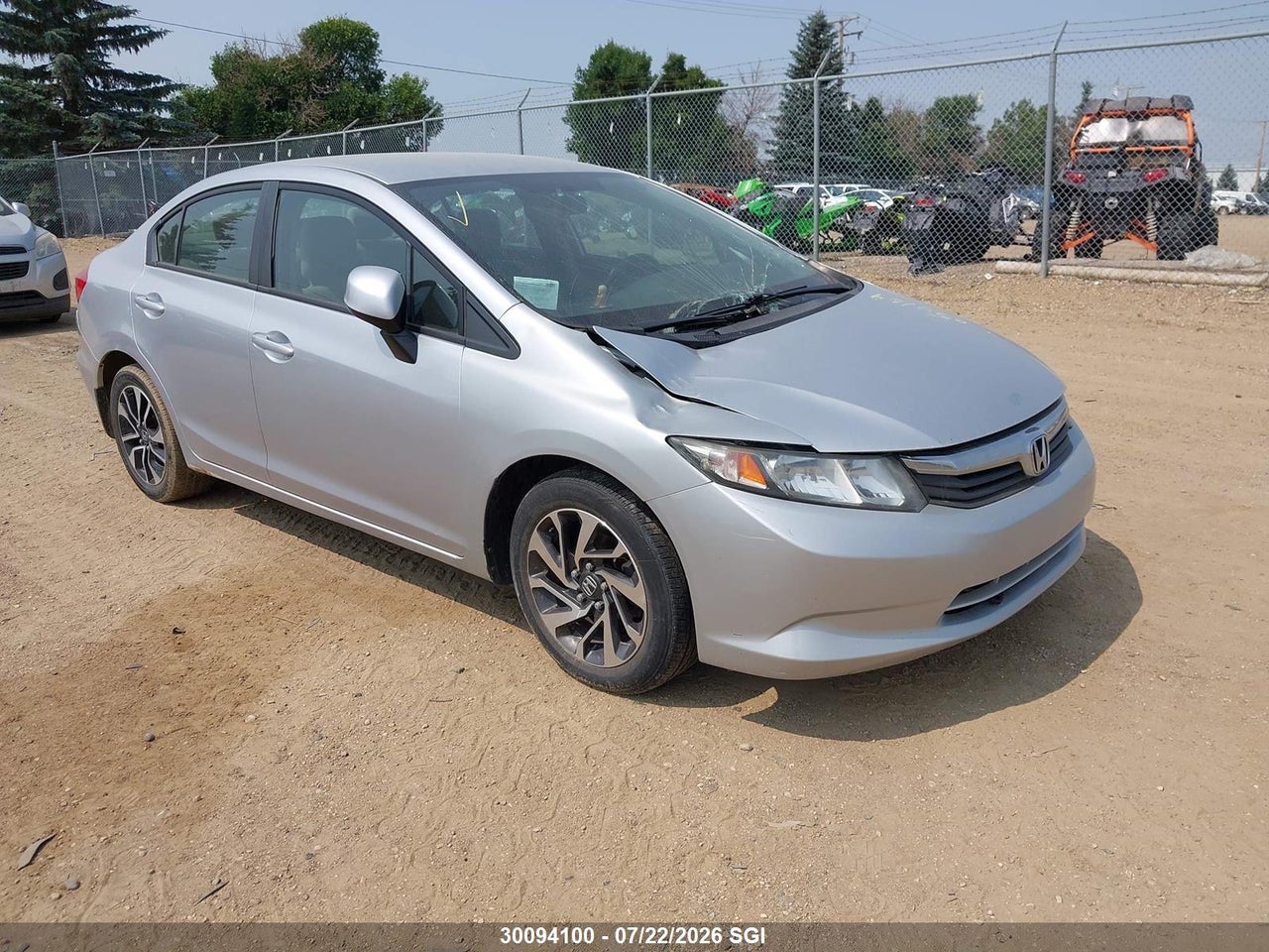 2012 HONDA CIVIC LX thumbnail 2