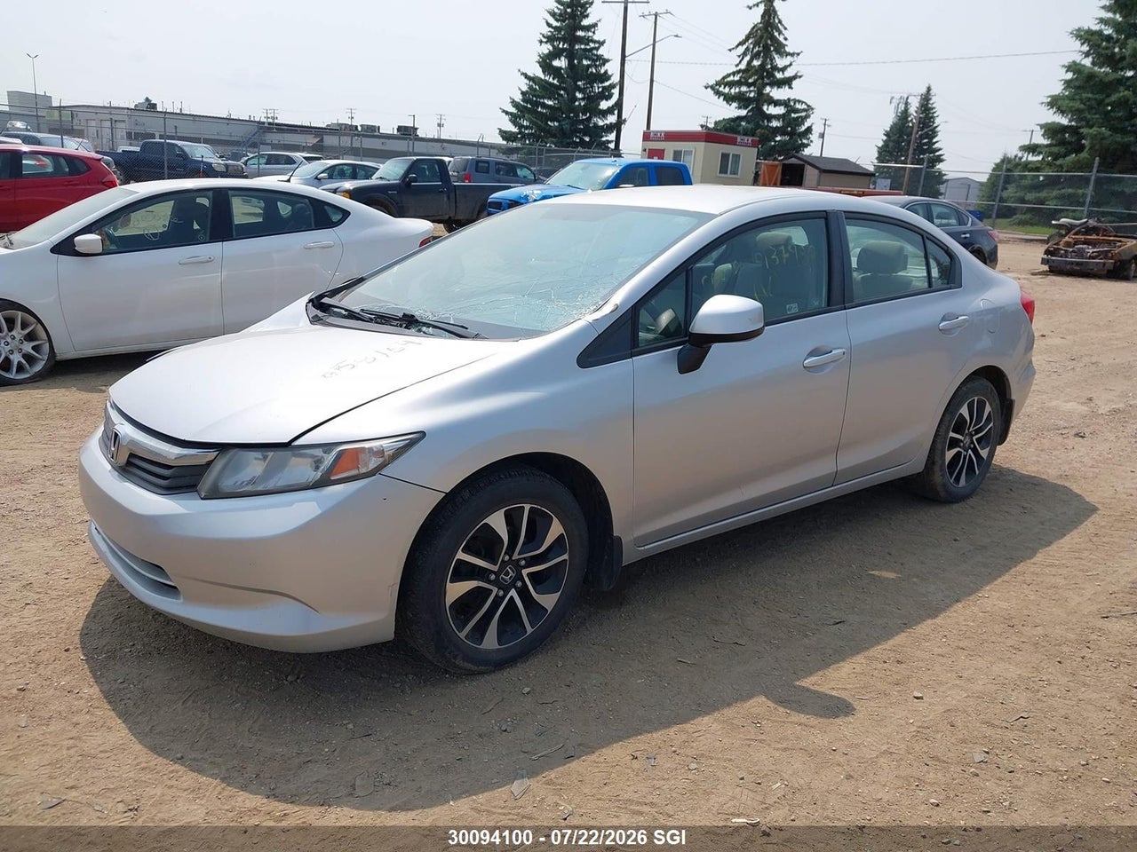 2012 HONDA CIVIC LX thumbnail 3