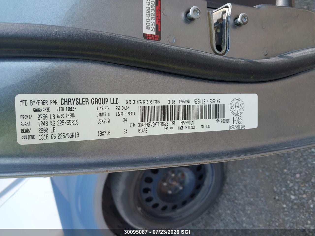 2010 DODGE JOURNEY R/T thumbnail 10