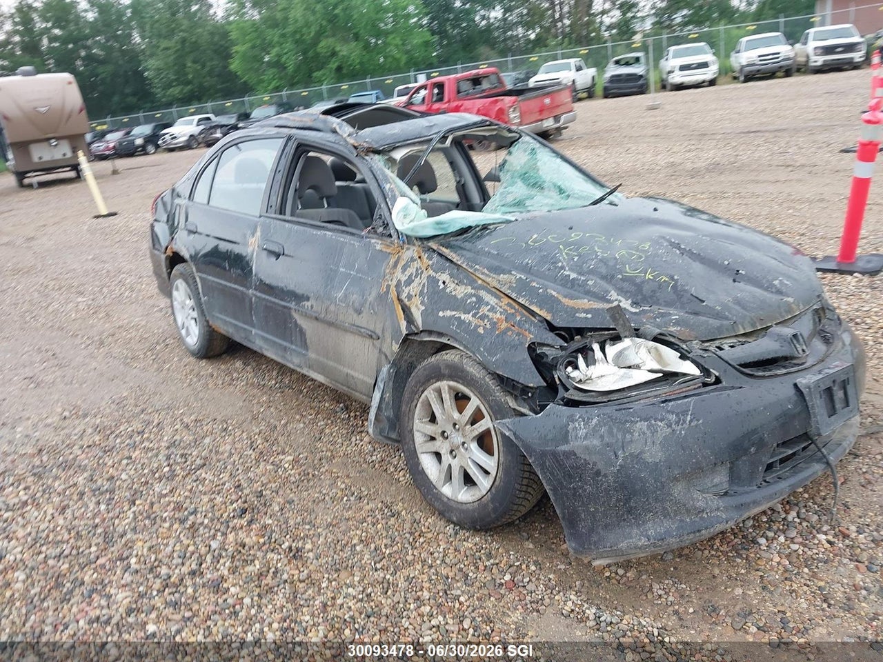 2005 HONDA CIVIC LX thumbnail 2