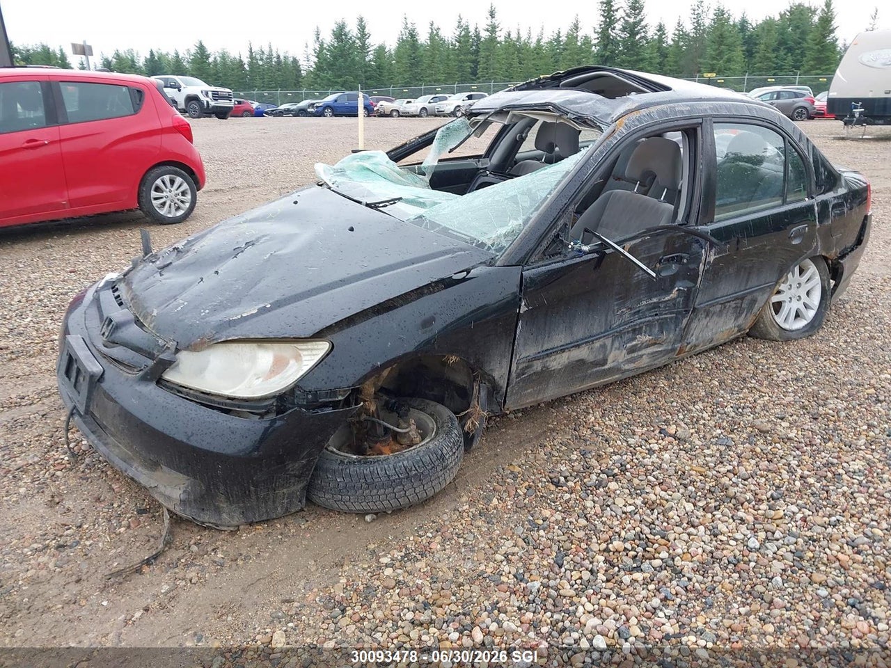 2005 HONDA CIVIC LX thumbnail 3