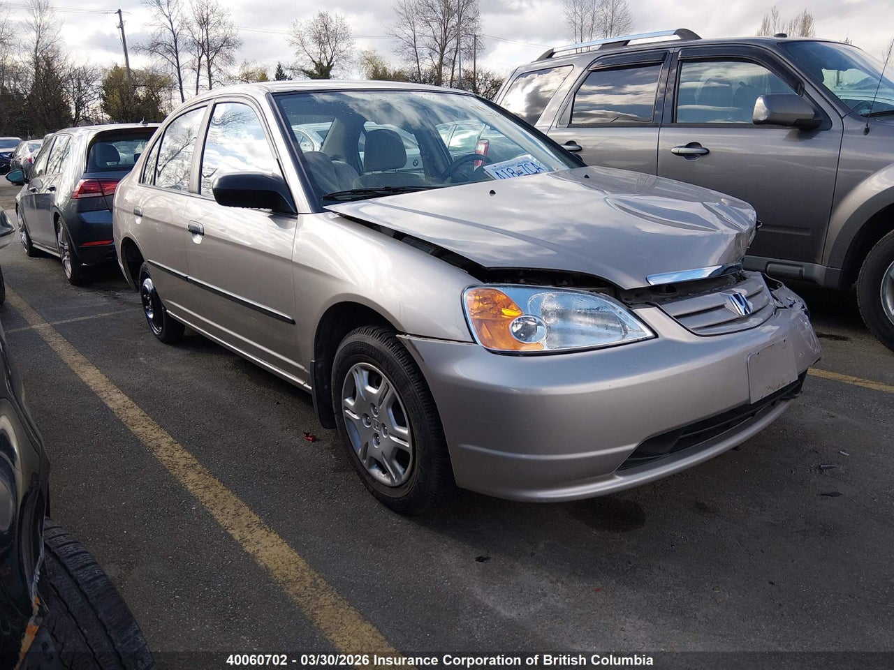2001 HONDA CIVIC DX thumbnail 2