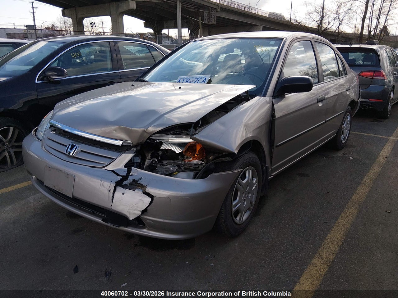 2001 HONDA CIVIC DX thumbnail 3