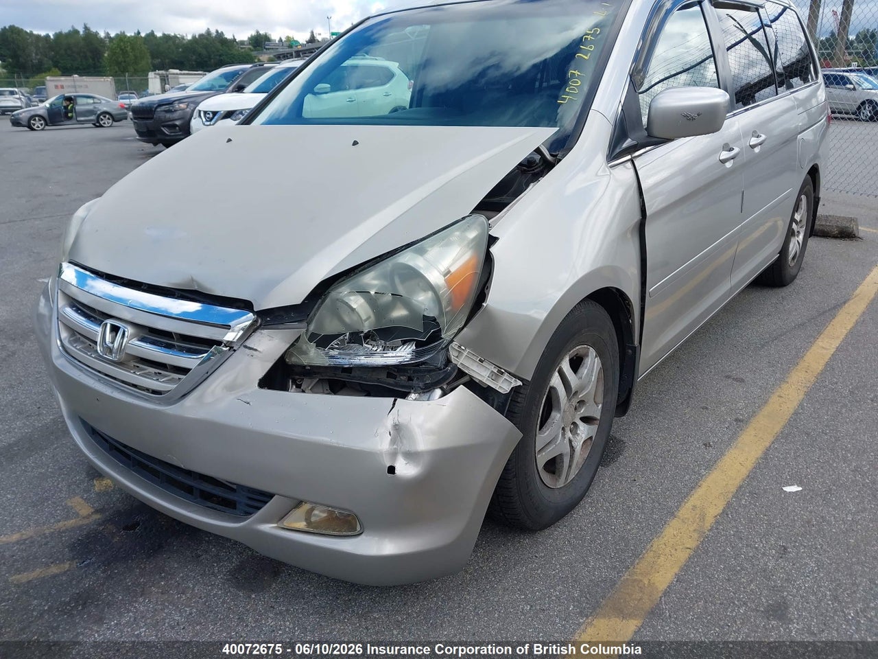 5FNRL38817B511190 · 2007 HONDA ODYSSEY TOURING · 6/12