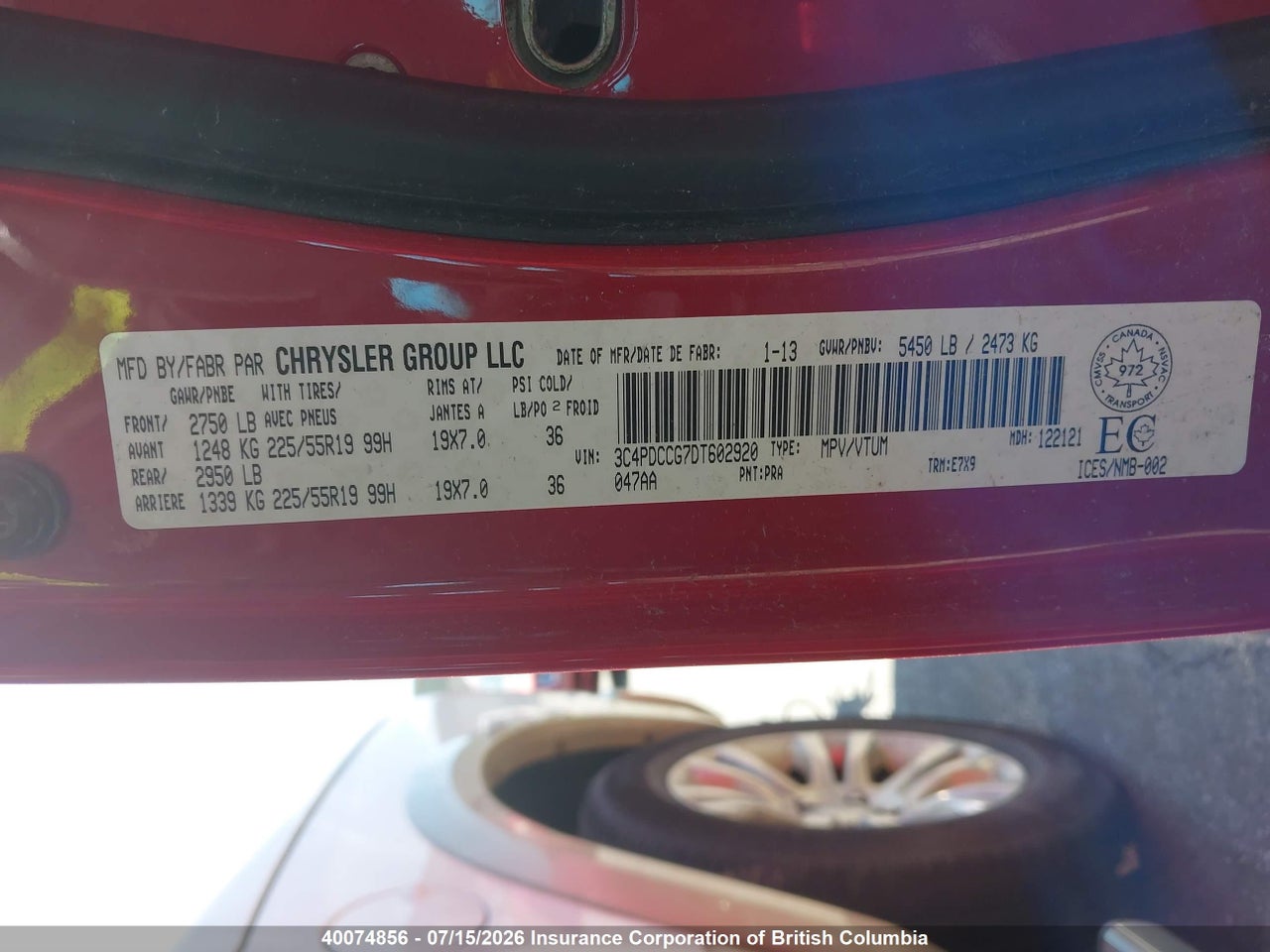 2013 DODGE JOURNEY SXT thumbnail 10