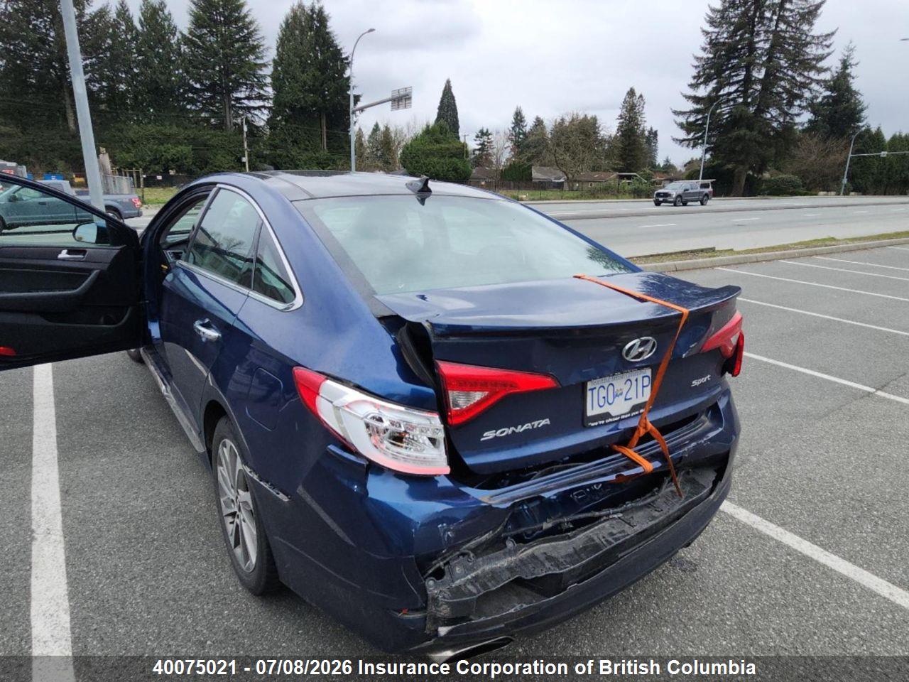 2015 HYUNDAI SONATA SPORT thumbnail 4