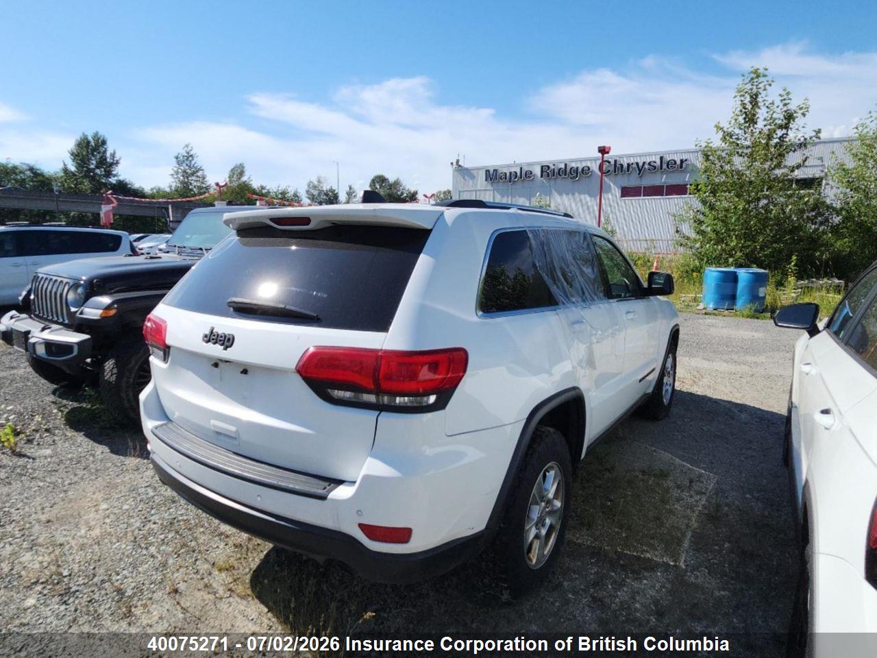 2017 JEEP GRAND CHEROKEE LAREDO thumbnail 5