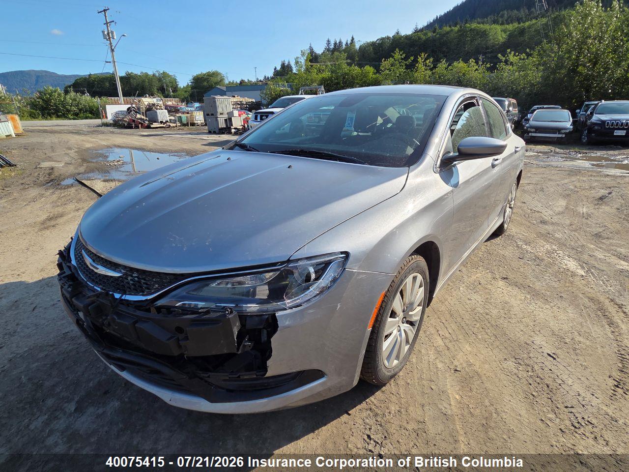 2016 CHRYSLER 200 thumbnail 3