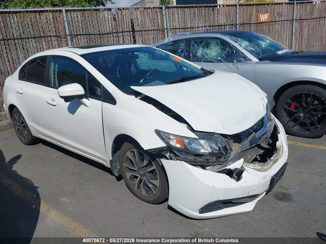 2014 HONDA CIVIC LX thumbnail 2