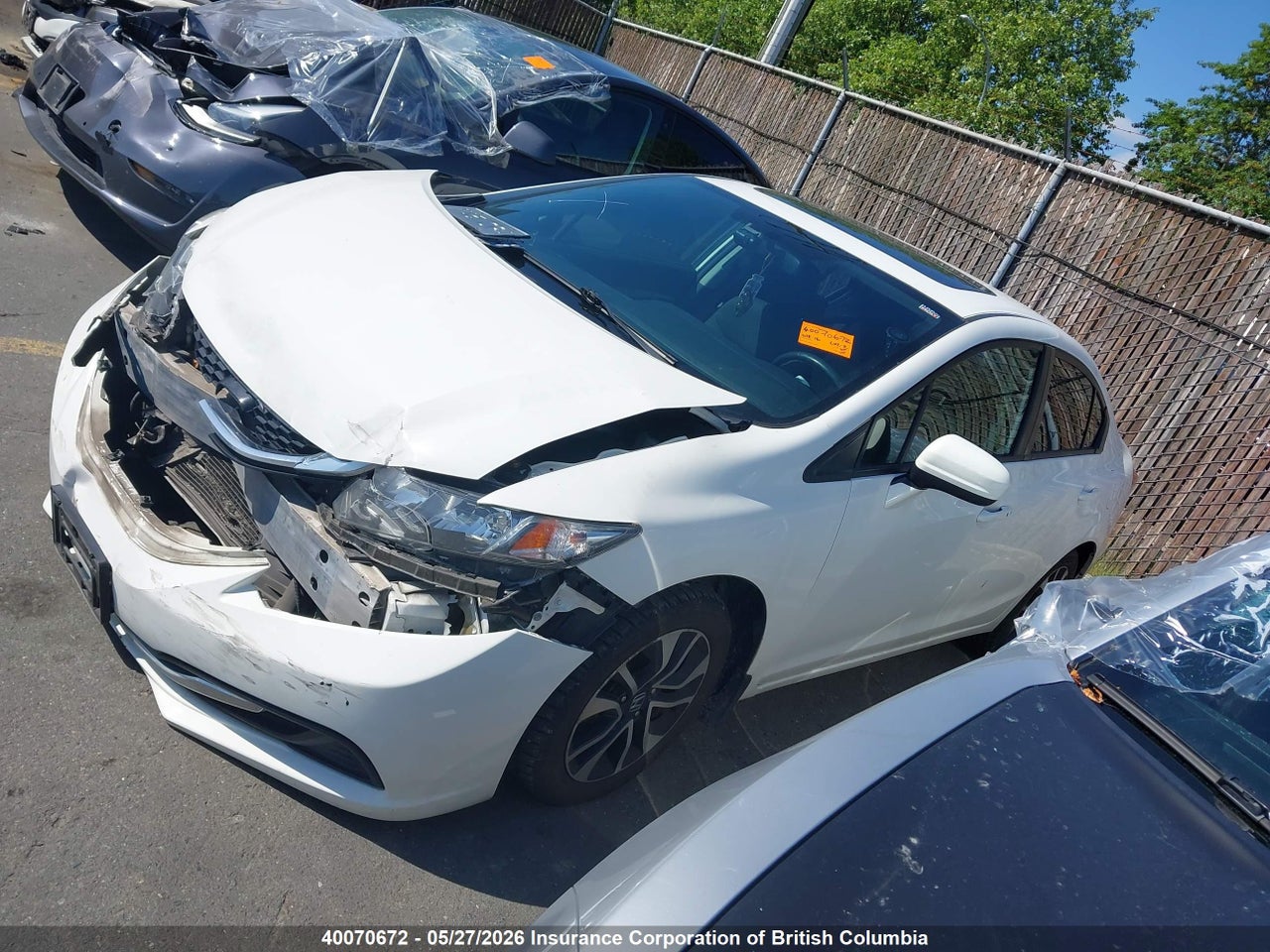 2014 HONDA CIVIC LX thumbnail 3