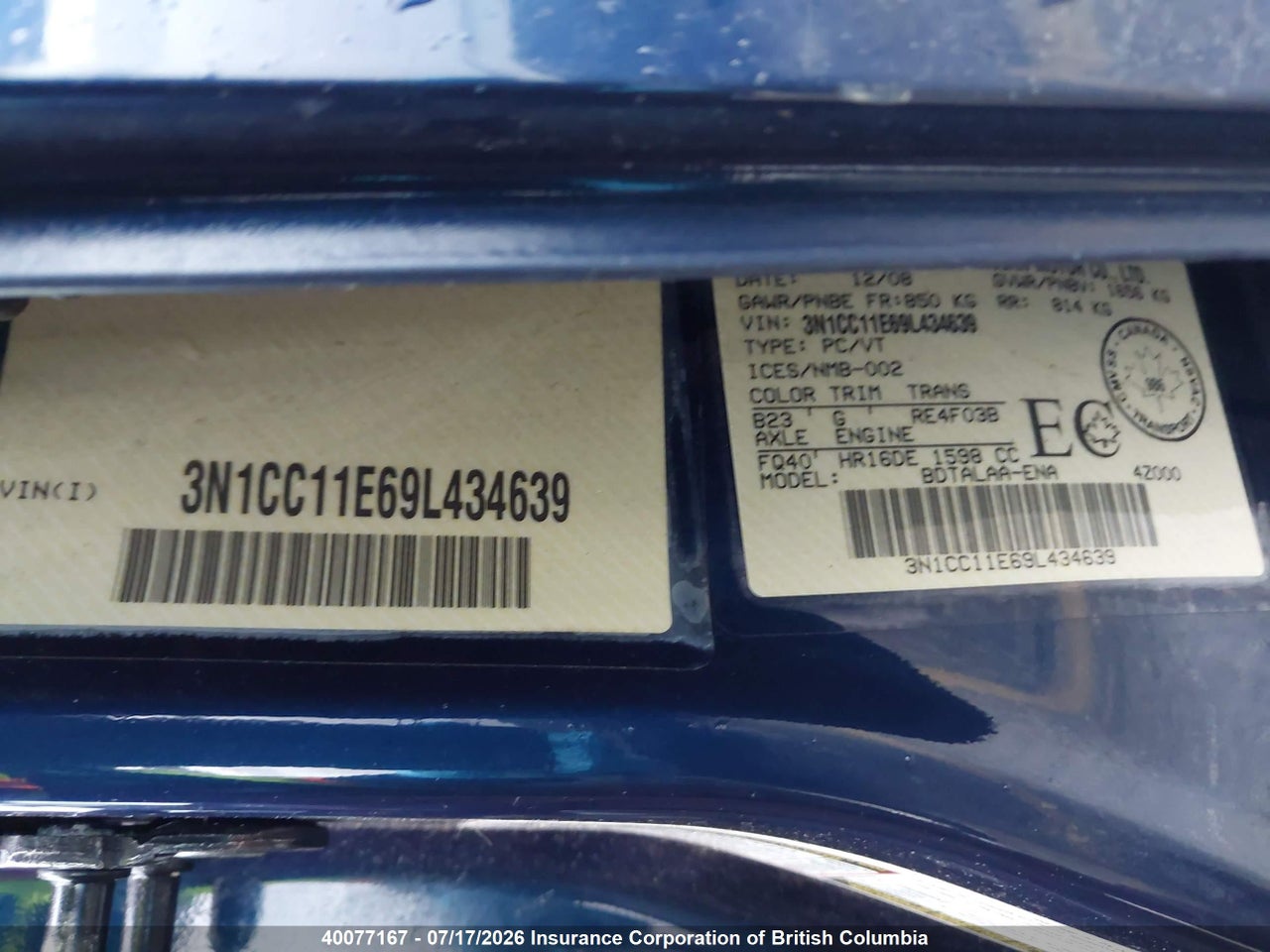 2009 NISSAN VERSA thumbnail 10