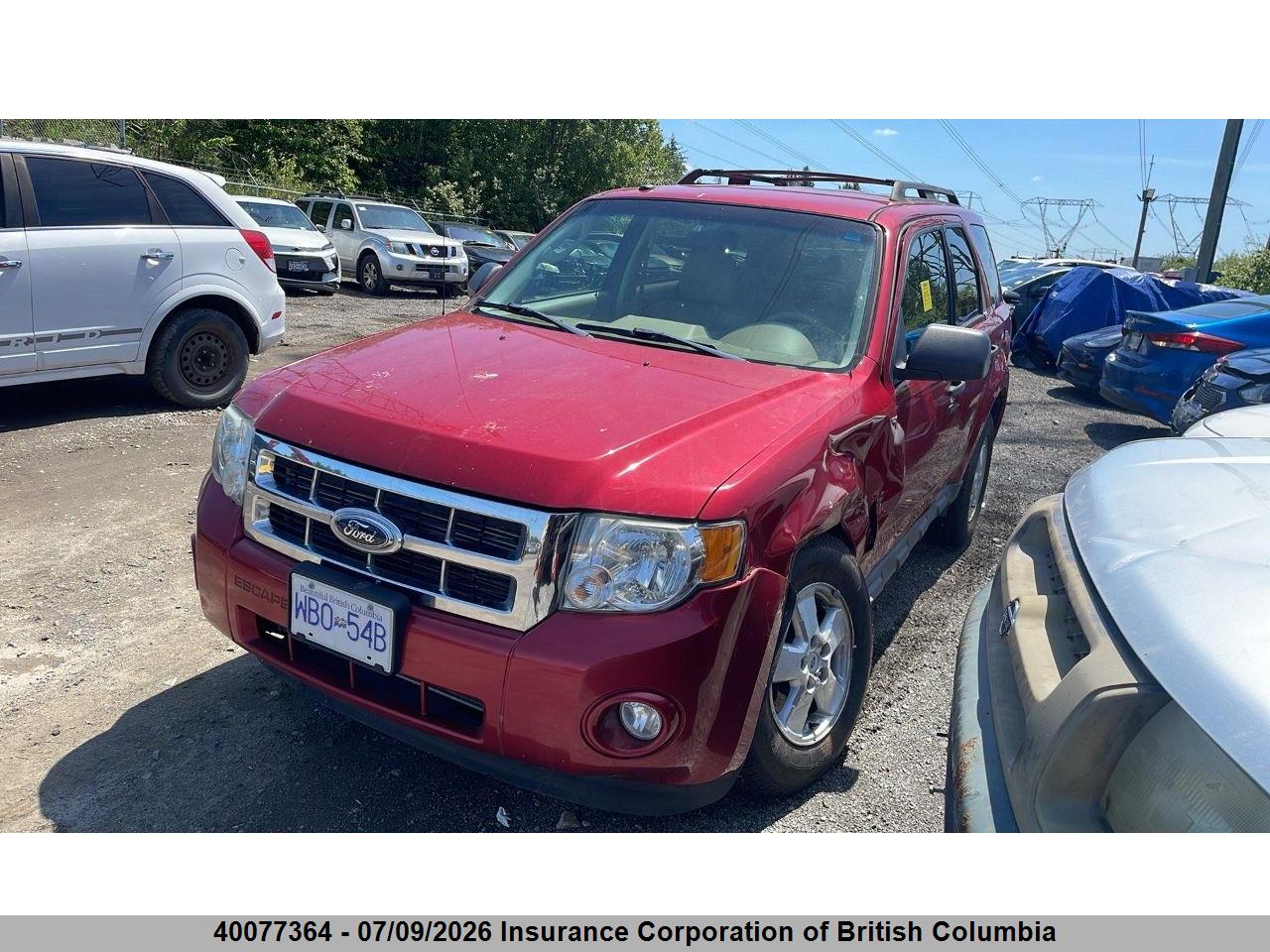 2009 FORD ESCAPE XLT thumbnail 3