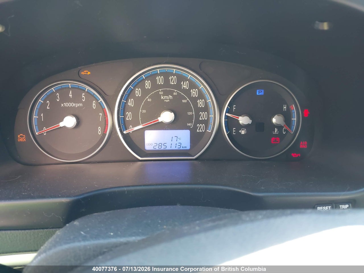 2009 HYUNDAI SANTA FE GL thumbnail 8