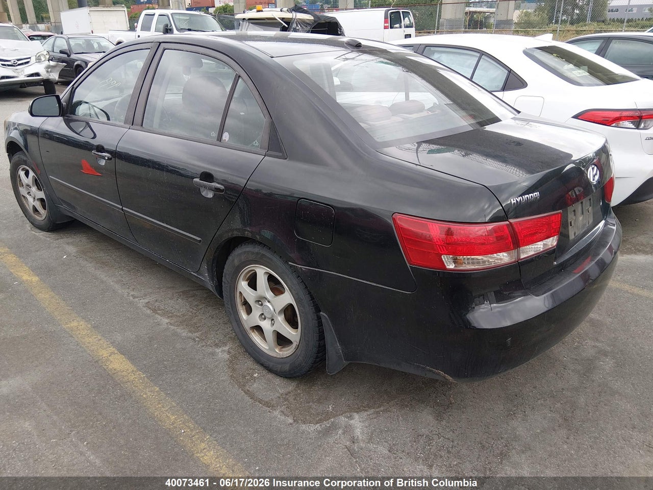 2008 HYUNDAI SONATA GLS thumbnail 4