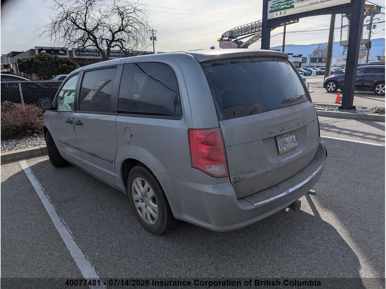 2014 DODGE GRAND CARAVAN SE thumbnail 4