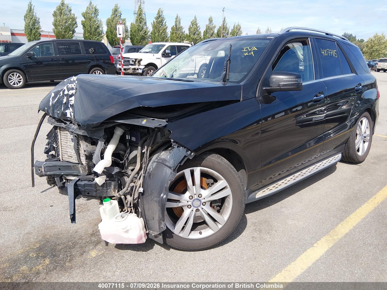 2014 MERCEDES BENZ ML 350 BLUETEC thumbnail 3
