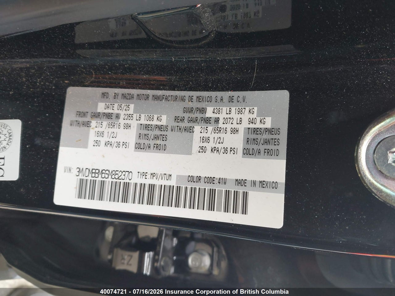 2025 MAZDA CX-30 SELECT thumbnail 10