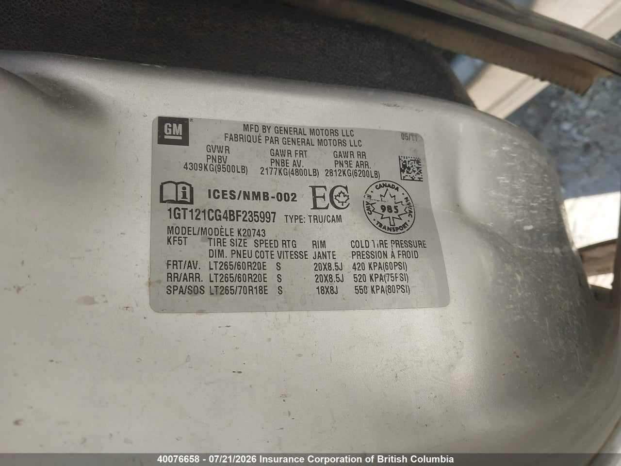 2011 GMC SIERRA K2500 SLT thumbnail 10