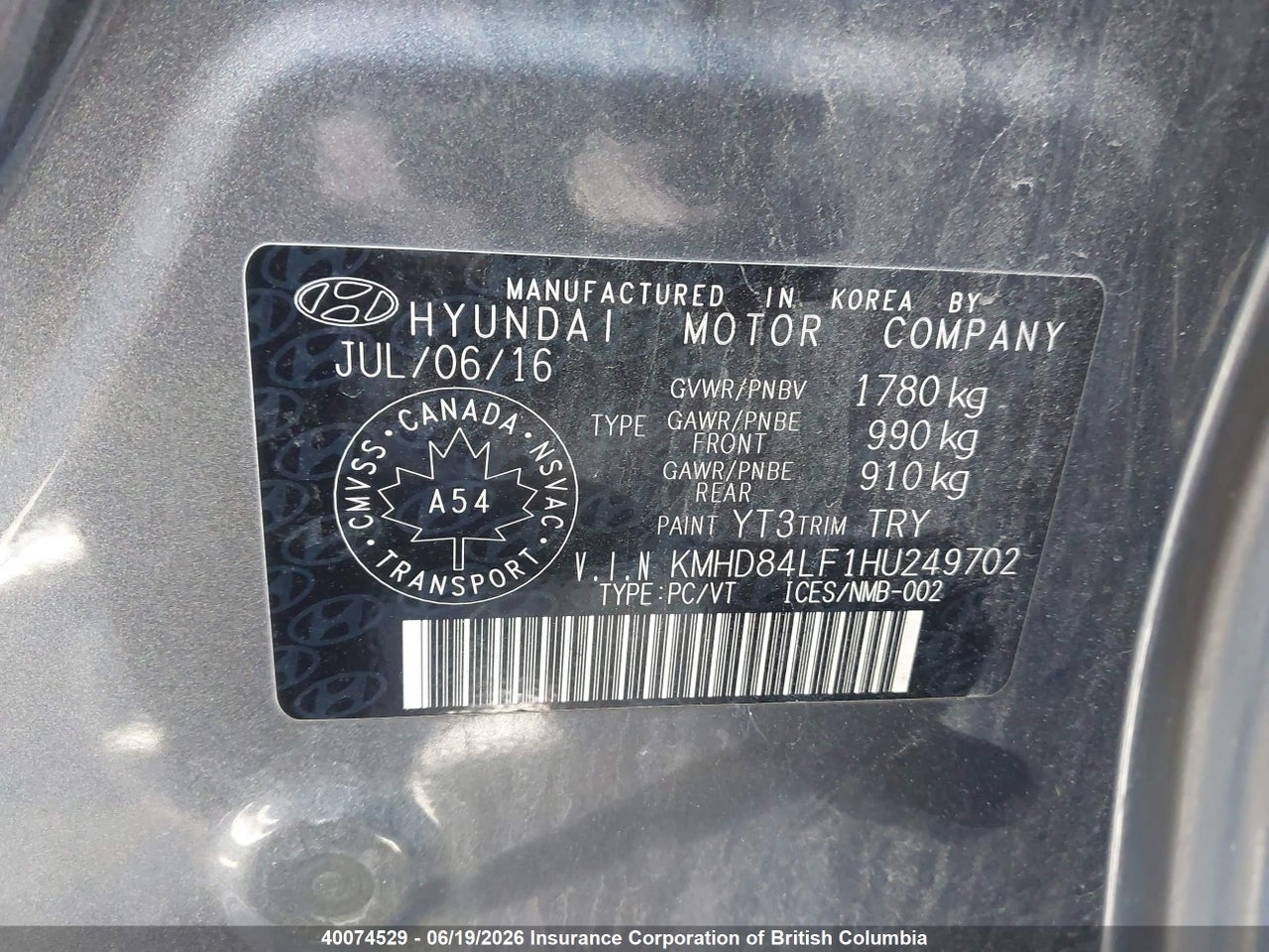 2017 HYUNDAI ELANTRA SE/VALUE/LIMITED thumbnail 10