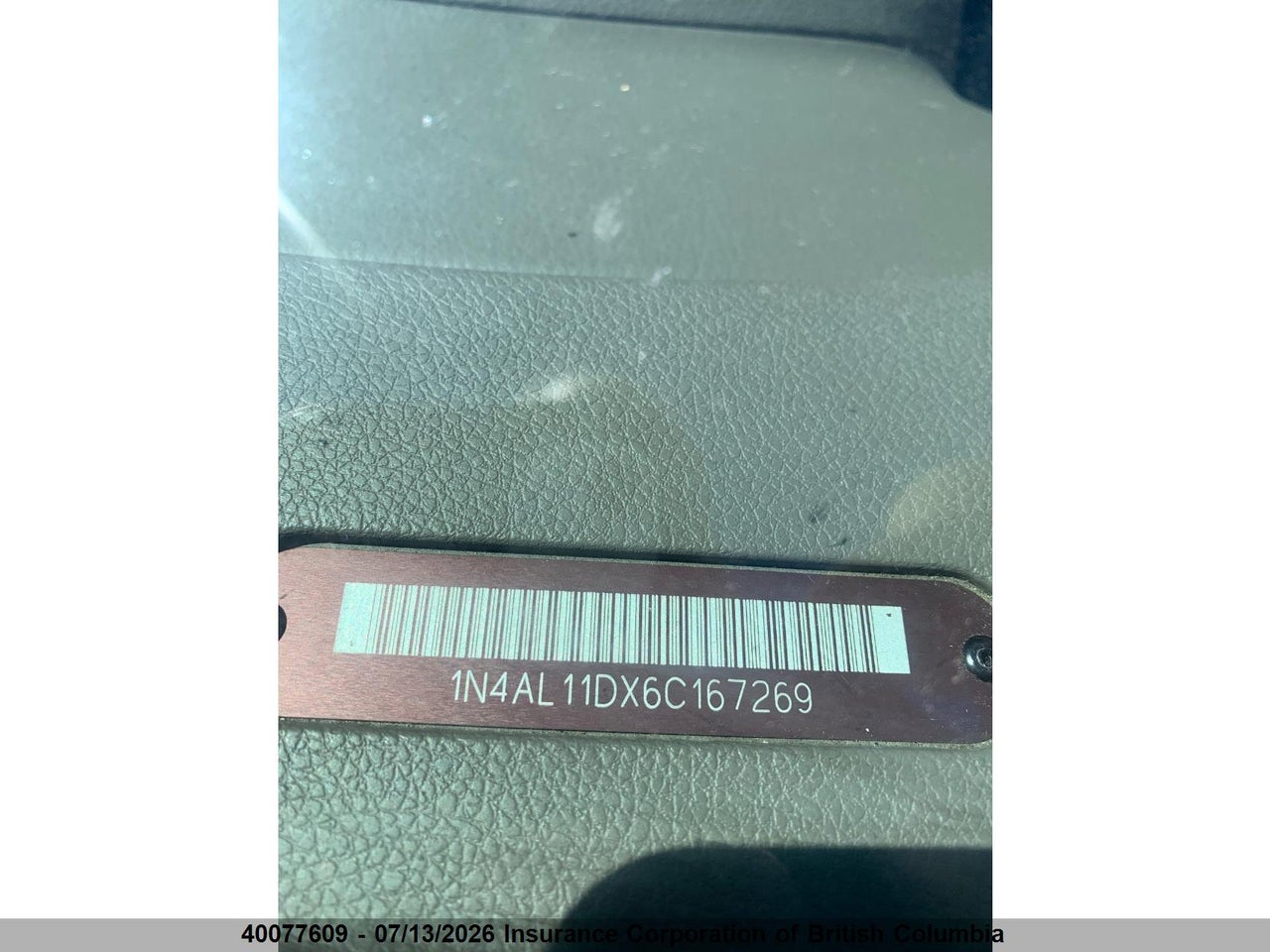 2006 NISSAN ALTIMA S/SL thumbnail 9