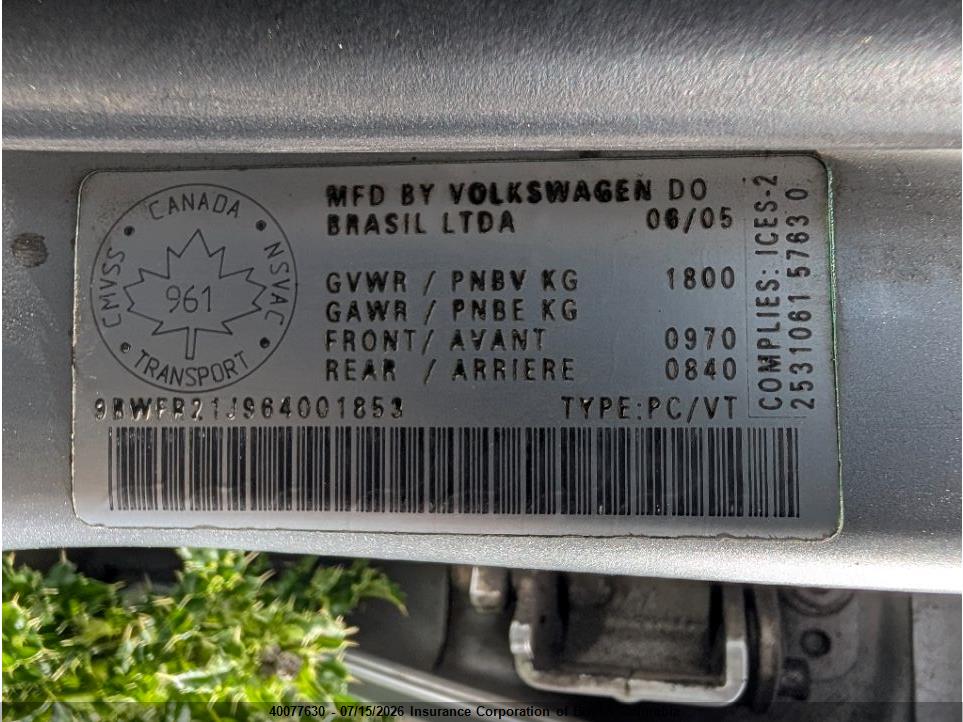 2006 VOLKSWAGEN GOLF thumbnail 11