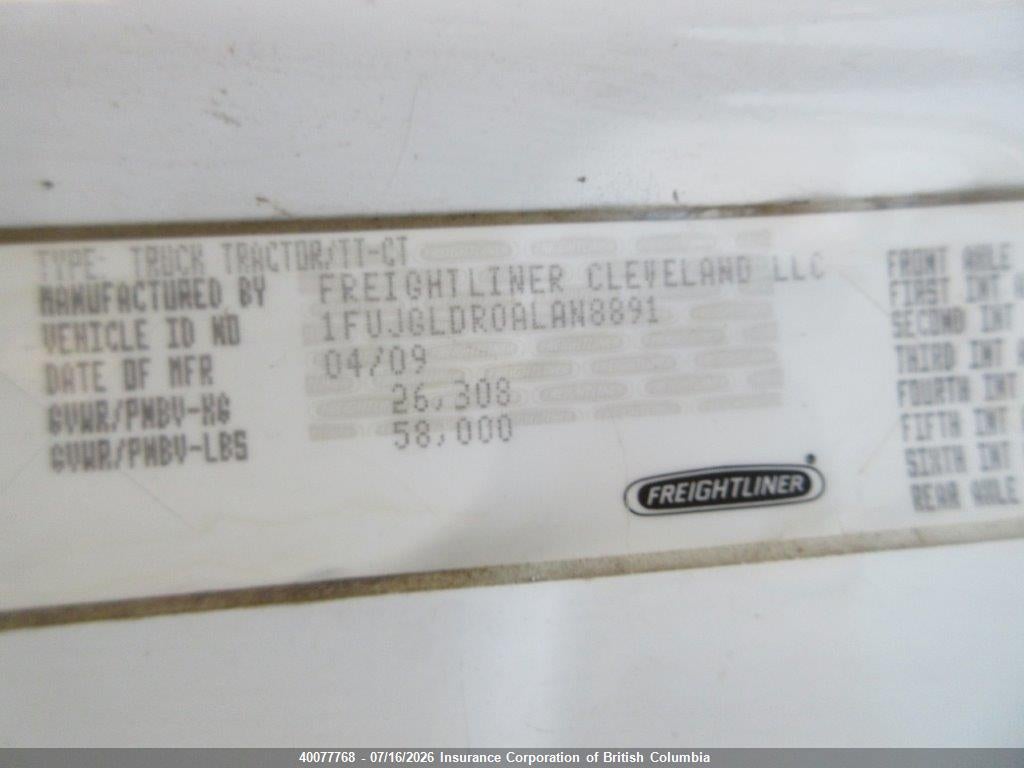 2010 FREIGHTLINER CASCADIA 125 thumbnail 6