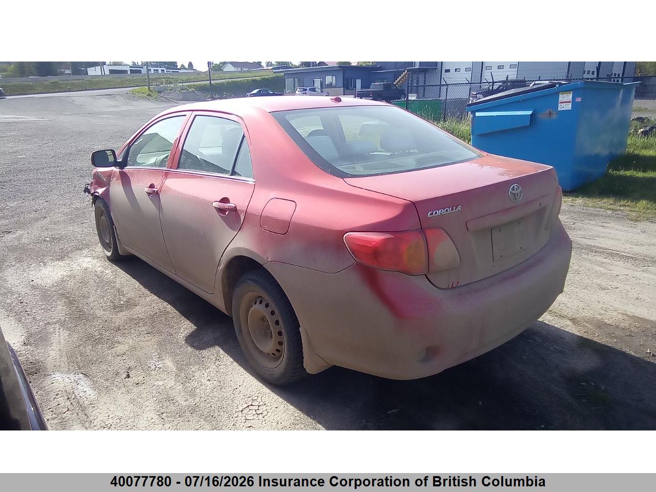 2009 TOYOTA COROLLA S/LE/XLE thumbnail 4