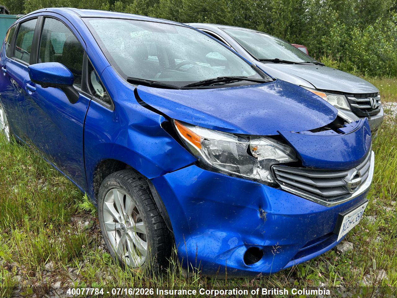 2015 NISSAN VERSA thumbnail 2
