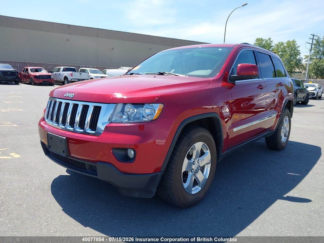 2012 JEEP GRAND CHEROKEE LAREDO thumbnail 3