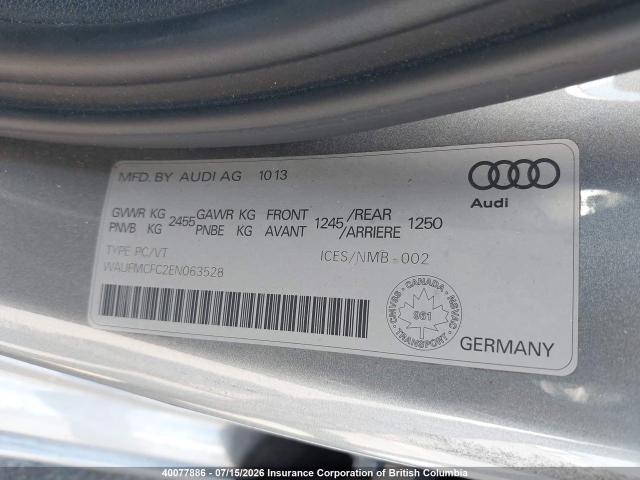 2014 AUDI A6 thumbnail 10