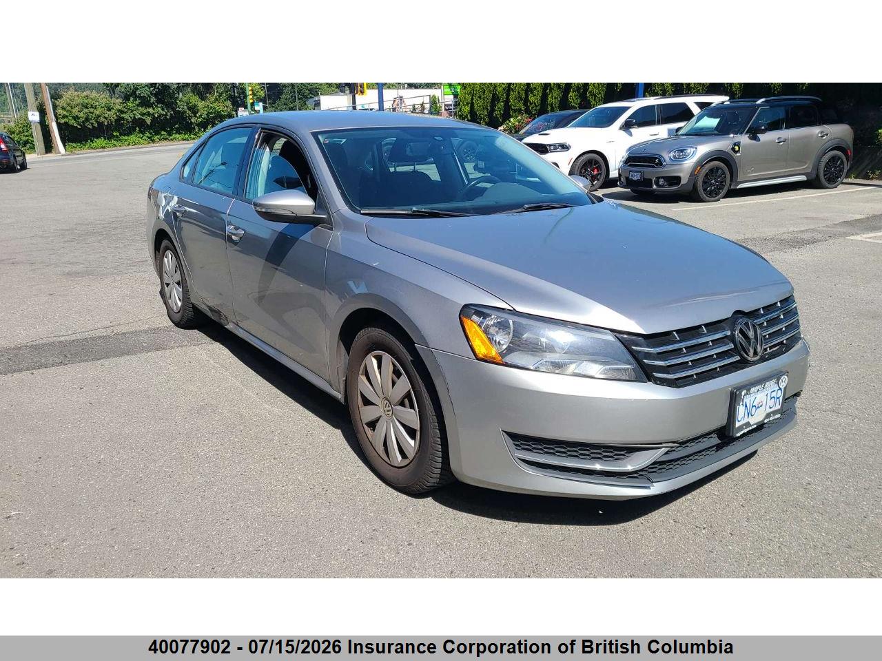 2012 VOLKSWAGEN PASSAT 2.5L TRENDLINE/2.5L TRENDLINE+ thumbnail 2