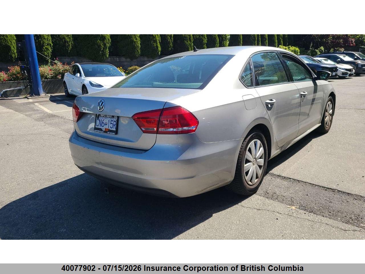 2012 VOLKSWAGEN PASSAT 2.5L TRENDLINE/2.5L TRENDLINE+ thumbnail 5