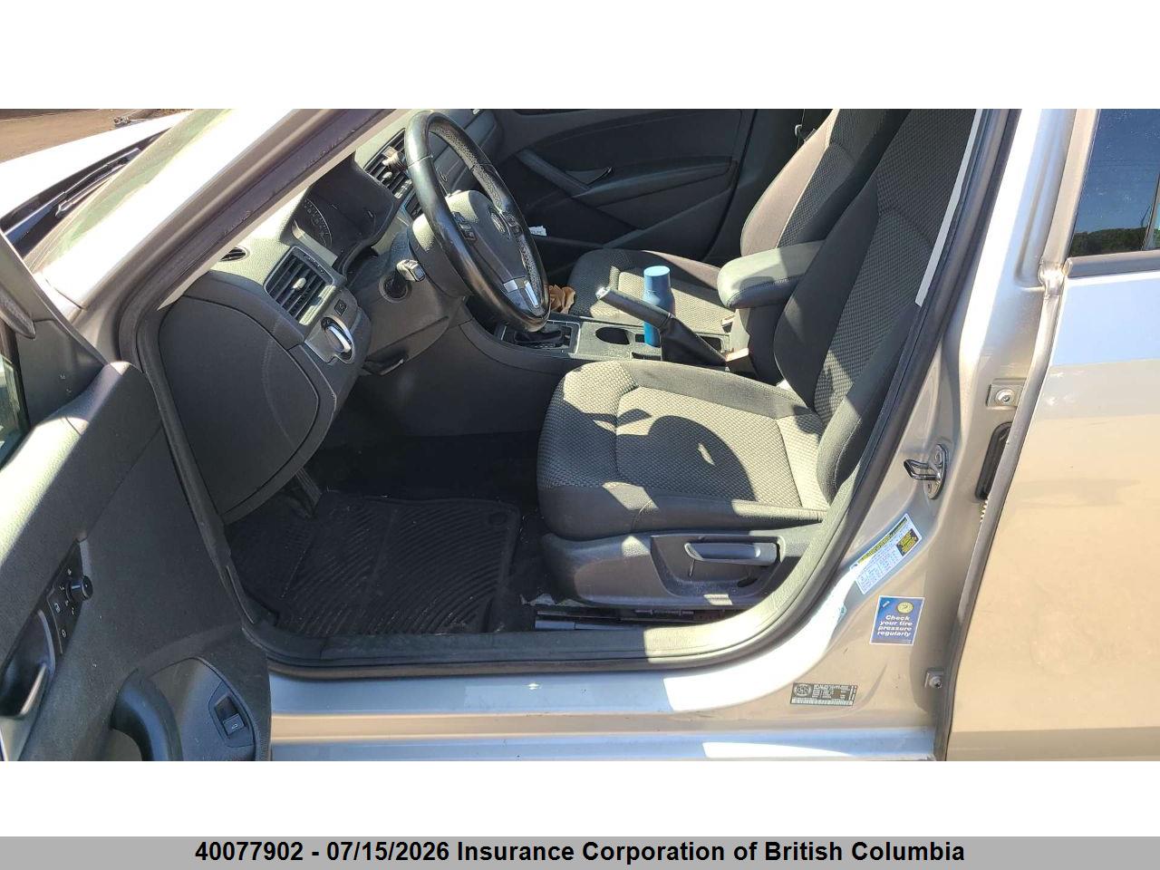 2012 VOLKSWAGEN PASSAT 2.5L TRENDLINE/2.5L TRENDLINE+ thumbnail 10
