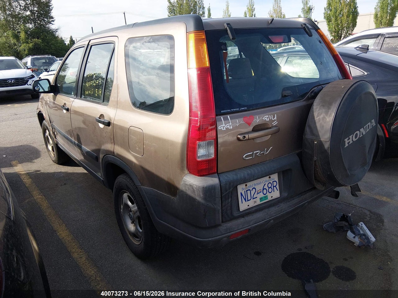 2002 HONDA CR-V LX thumbnail 4