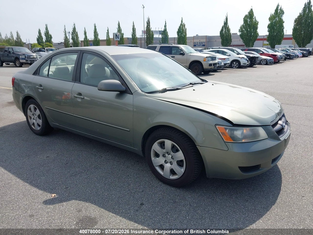 2008 HYUNDAI SONATA GLS thumbnail 2