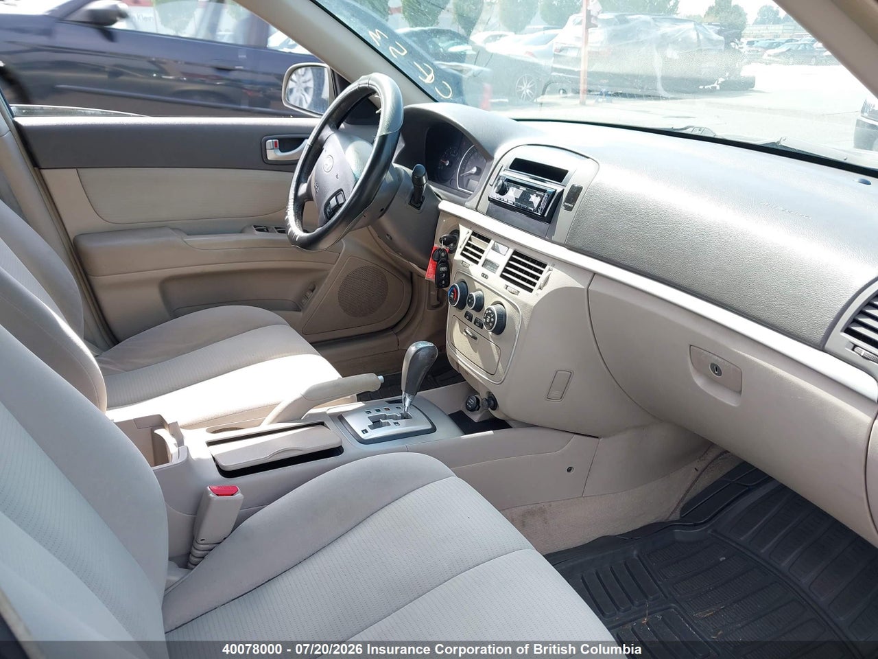 2008 HYUNDAI SONATA GLS thumbnail 6
