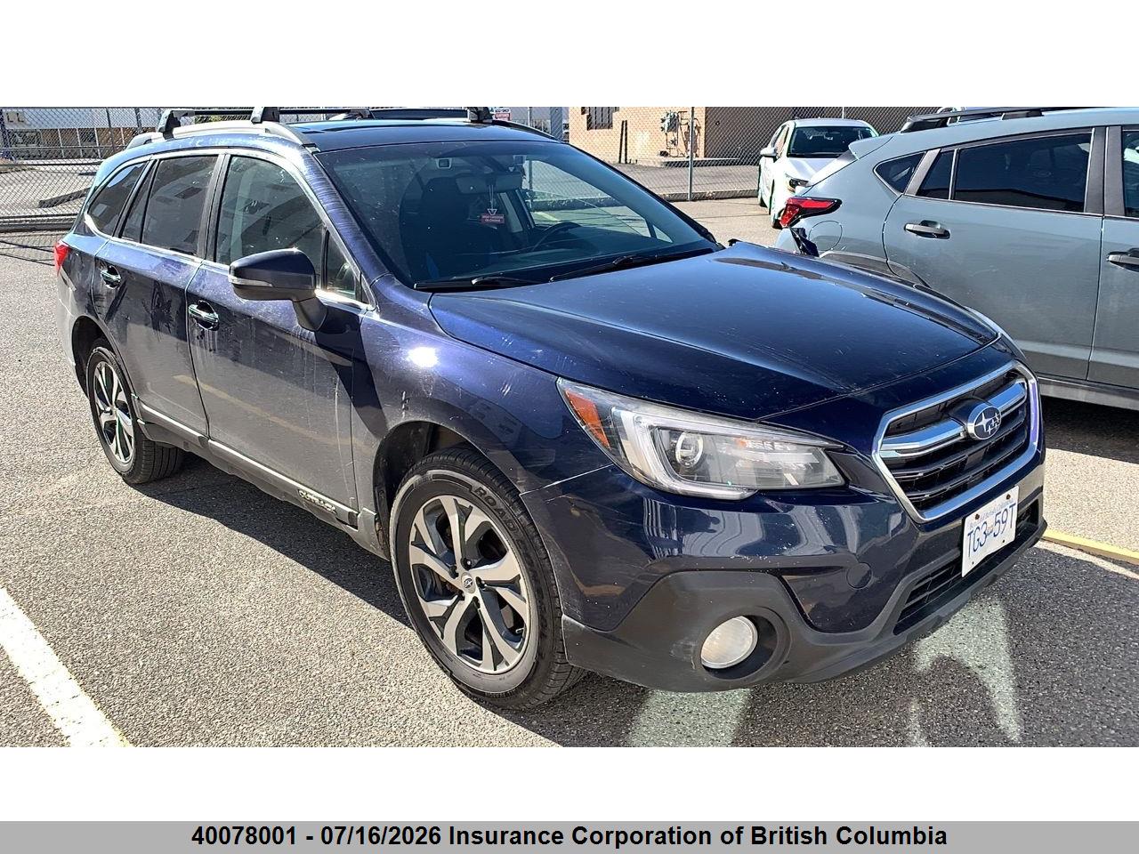 2018 SUBARU OUTBACK TOURING thumbnail 2