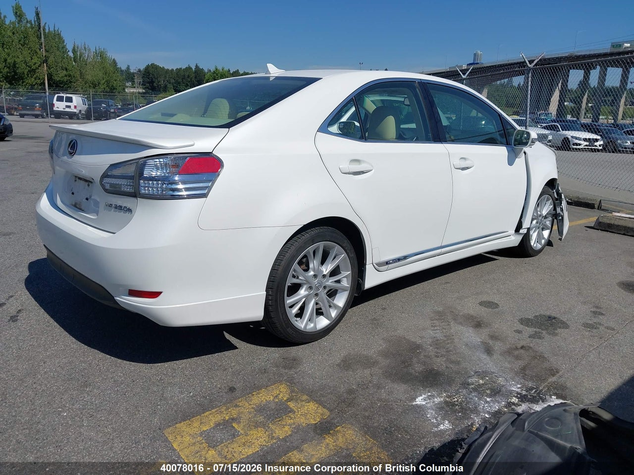 2011 LEXUS HS 250H thumbnail 5