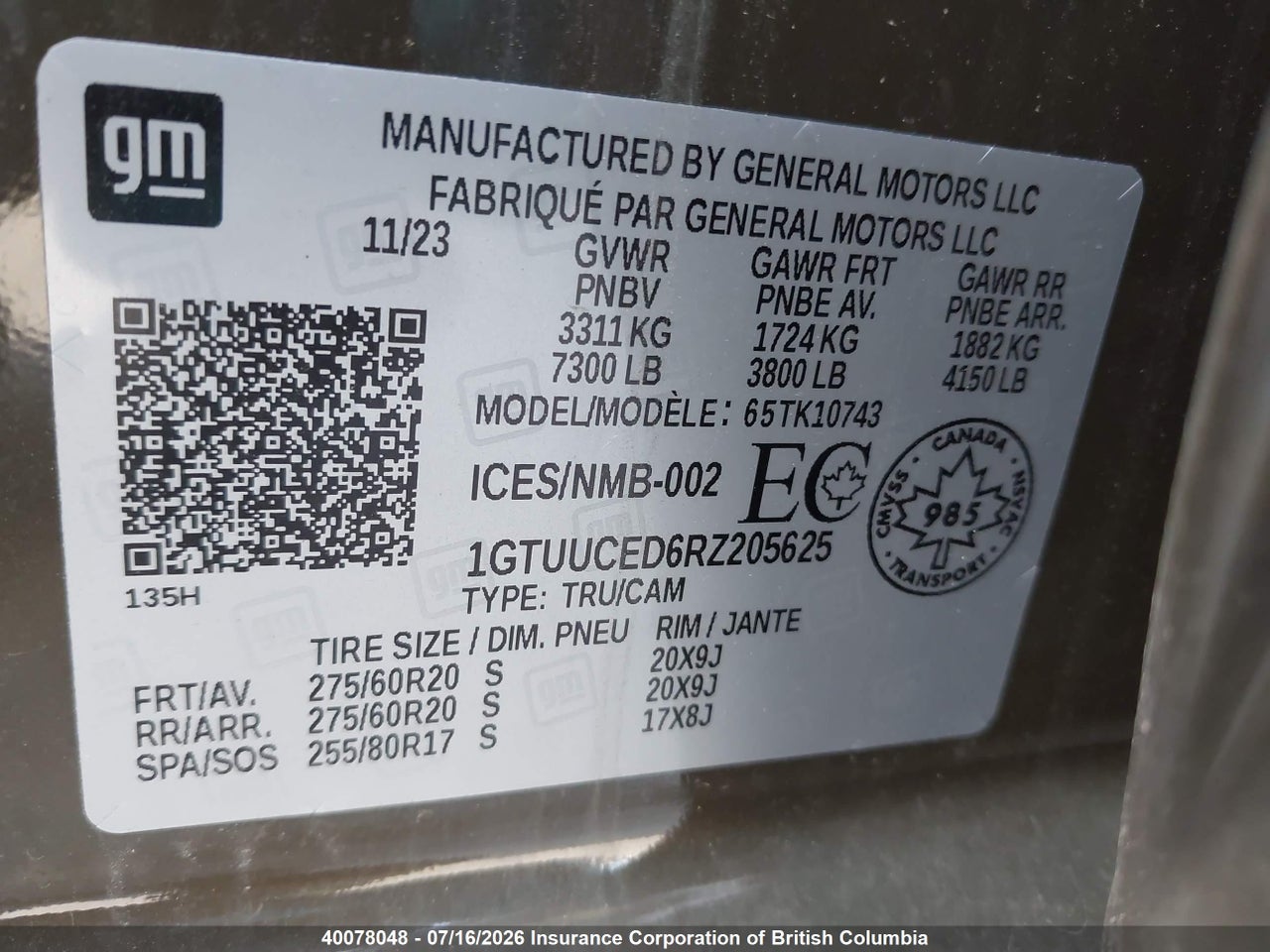 2024 GMC SIERRA K1500 ELEVATION thumbnail 10