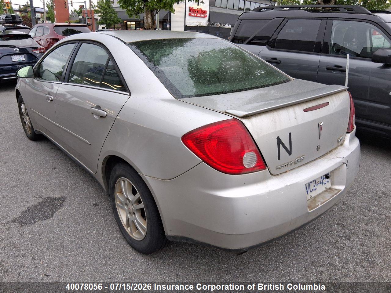 2006 PONTIAC G6 thumbnail 4