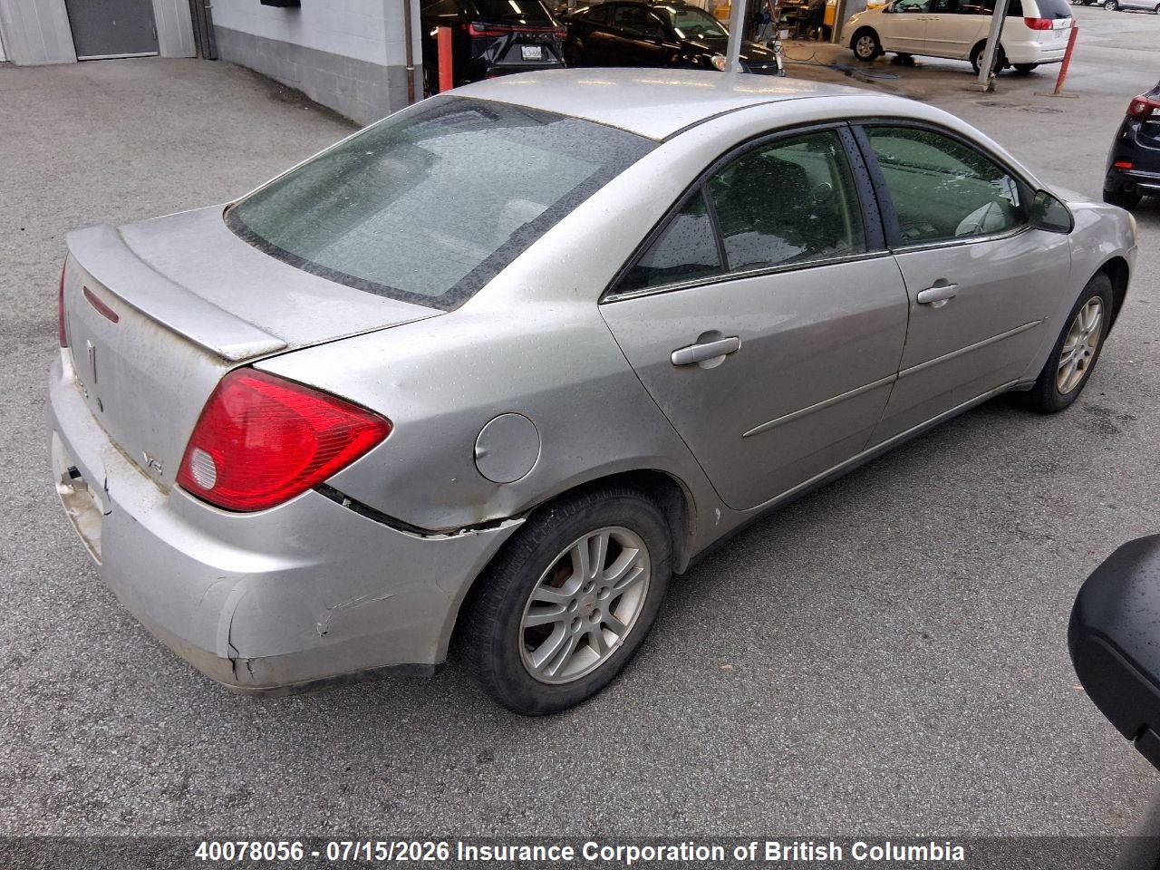 2006 PONTIAC G6 thumbnail 5