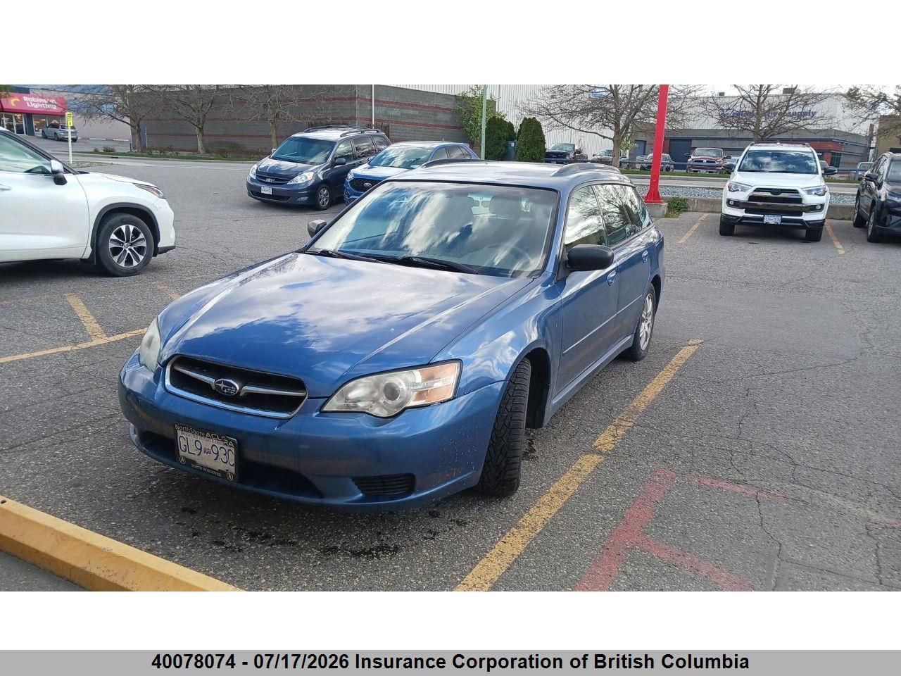 2007 SUBARU LEGACY 2.5I thumbnail 3