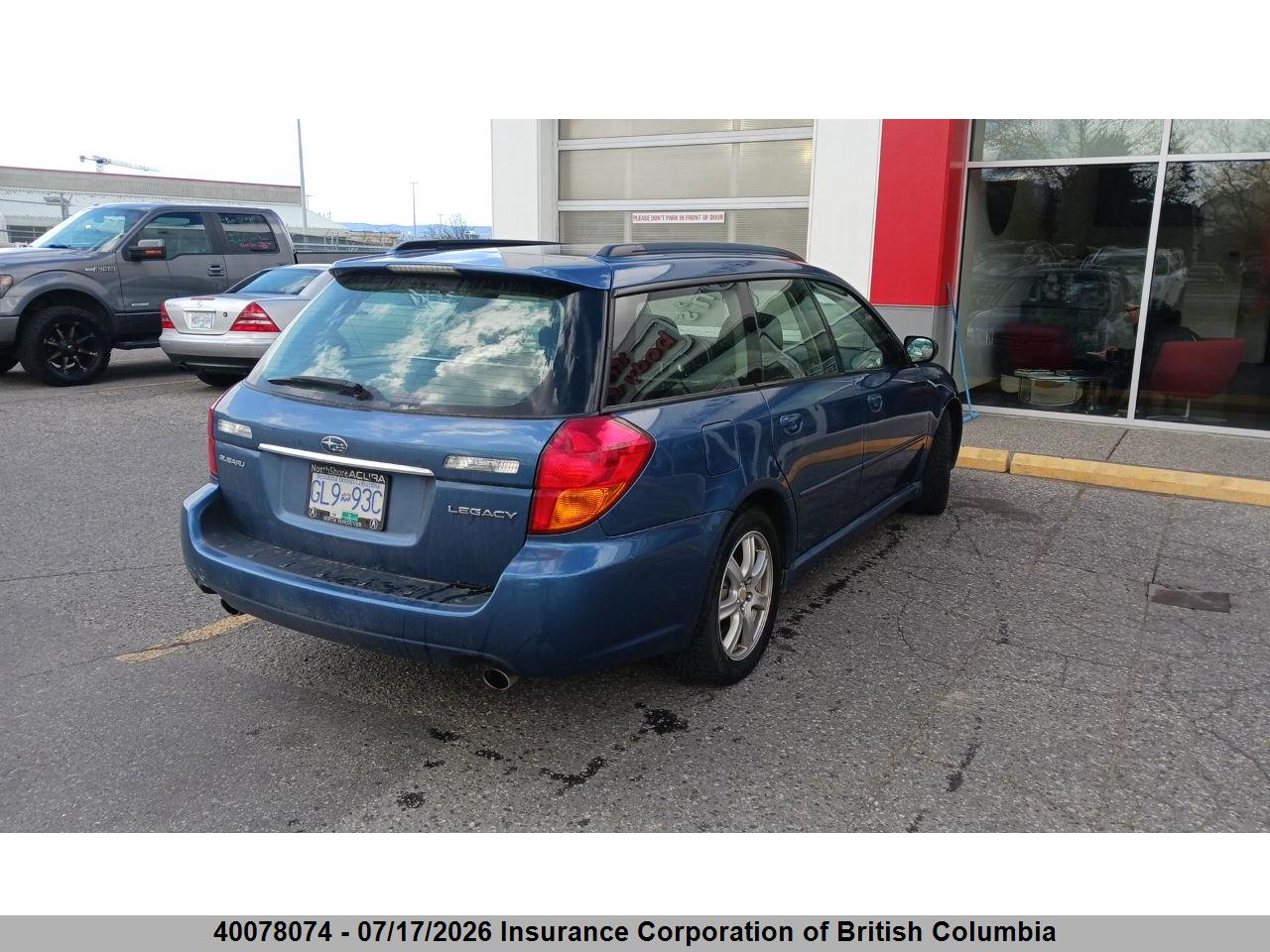 2007 SUBARU LEGACY 2.5I thumbnail 5