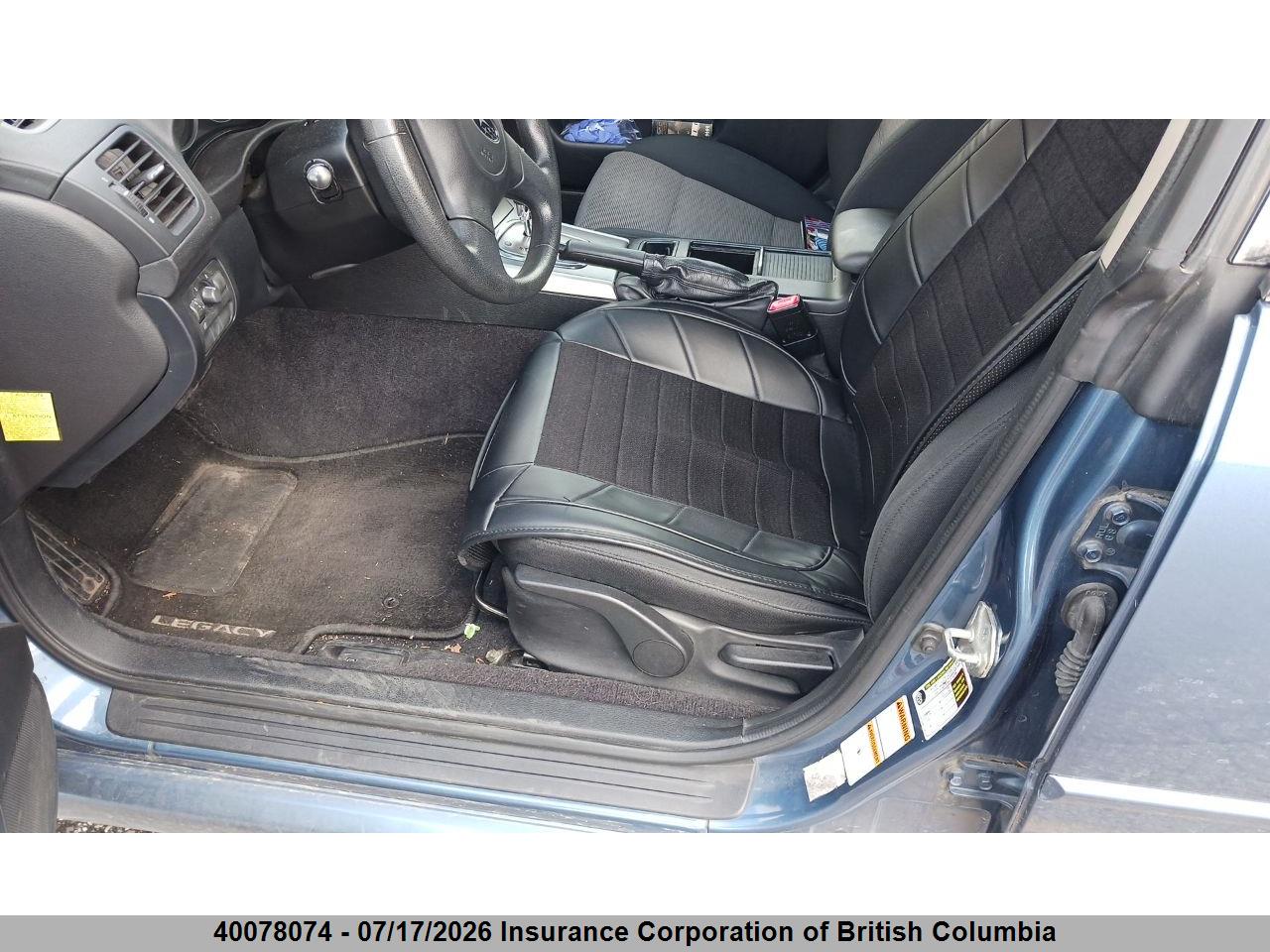2007 SUBARU LEGACY 2.5I thumbnail 9